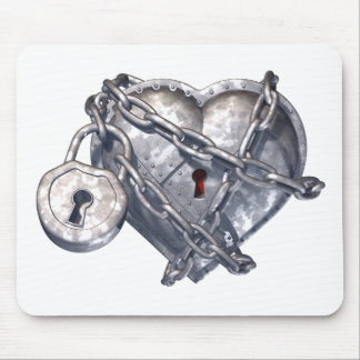 Armored Heart Mouse Pad