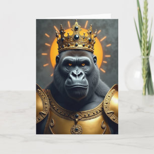 Armored King Birthday Card