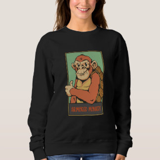armored monkey sweatshirt