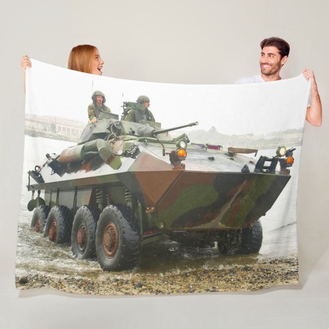 ARMORED PERSONNEL CARRIER – LAV-25 FLEECE BLANKET (In Situ)