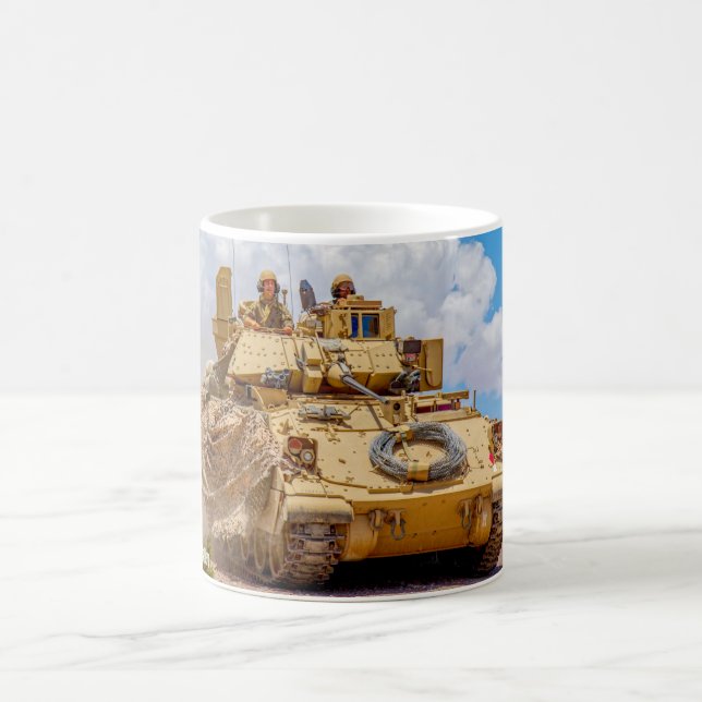ARMORED PERSONNEL CARRIER - M2 Bradley Coffee Mug (Center)
