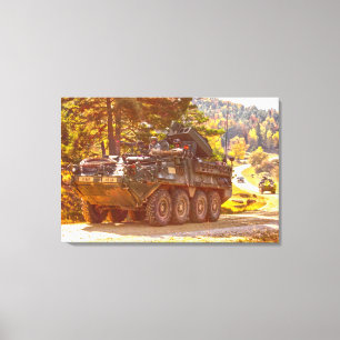 ARMORED PERSONNEL CARRIER - Stryker 24x36 Canvas Print