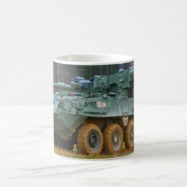 ARMORED PERSONNEL CARRIER - Stryker Coffee Mug (Center)