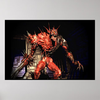 Armored roudou red poster