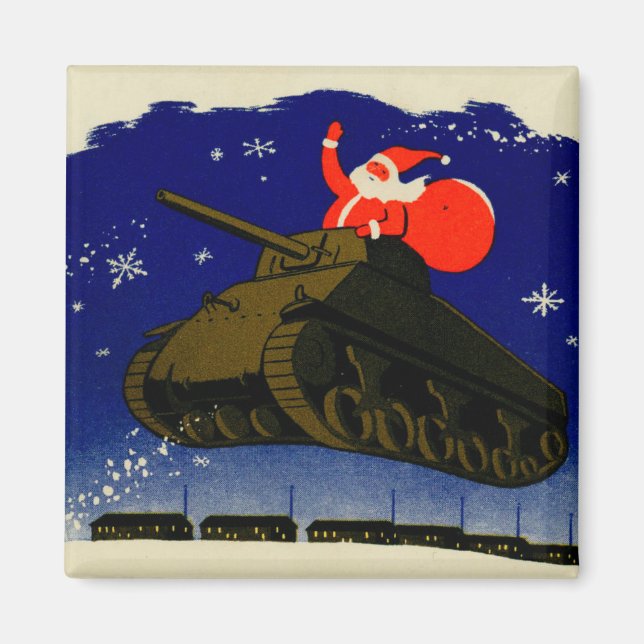 Armored Santa Magnet (Front)
