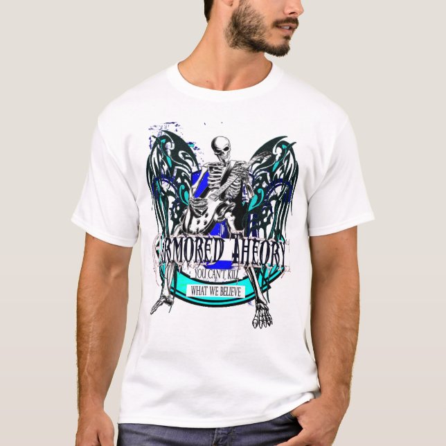 Armored Theory Epic (So Metal) White T T-Shirt (Front)