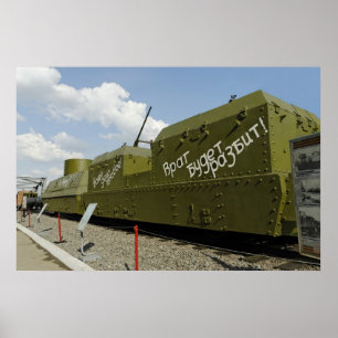 Armored train poster