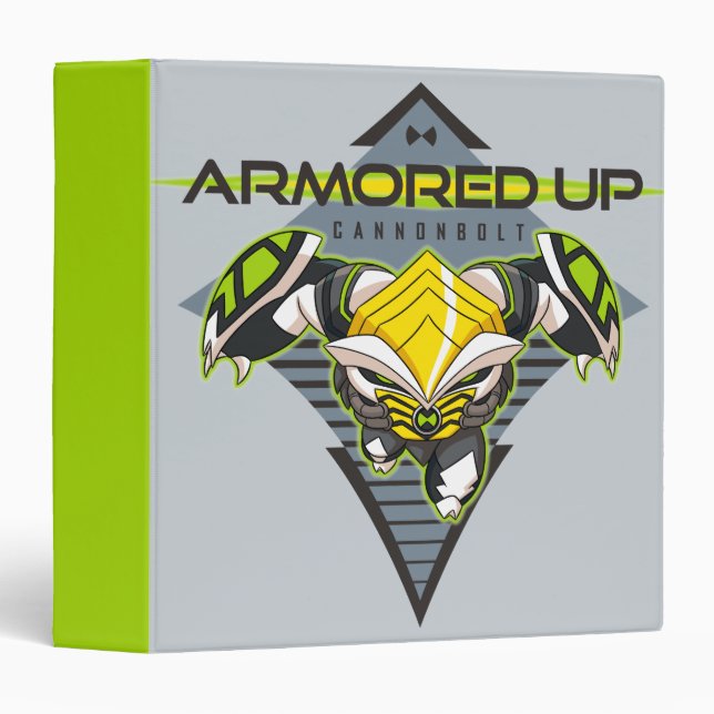 Armored Up - Omni-Kix Cannonbolt 3 Ring Binder (Front/Spine)