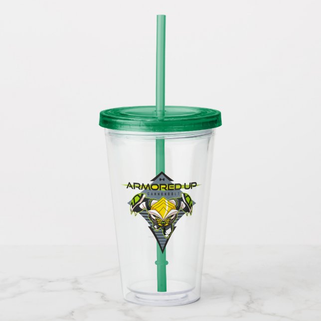 Armored Up - Omni-Kix Cannonbolt Acrylic Tumbler (Front)