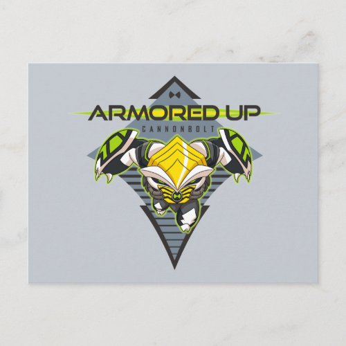 Armored Up _ Omni_Kix Cannonbolt Invitation Postcard