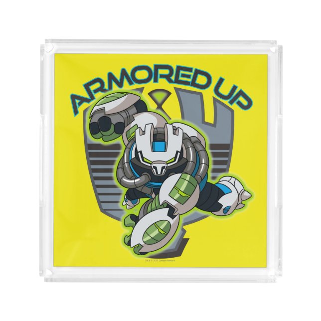 Armored Up - Omni-Kix Slapback Acrylic Tray (Front)