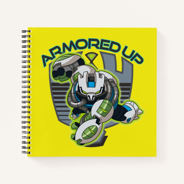 Armored Up - Omni-Kix Slapback Notebook (Front)
