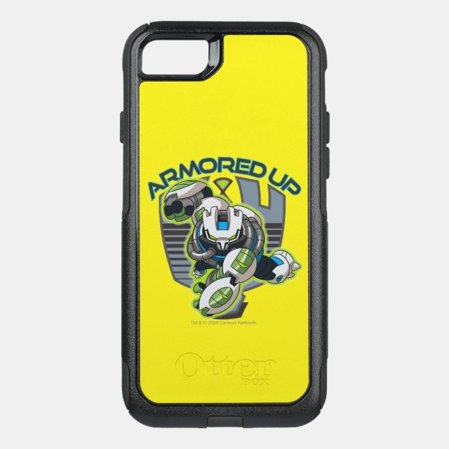 Armored Up - Omni-Kix Slapback Otterbox iPhone Case (Back)
