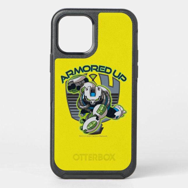 Armored Up - Omni-Kix Slapback Otterbox iPhone Case (Back)