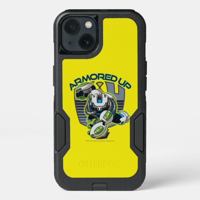 Armored Up - Omni-Kix Slapback Otterbox iPhone Case (Back)