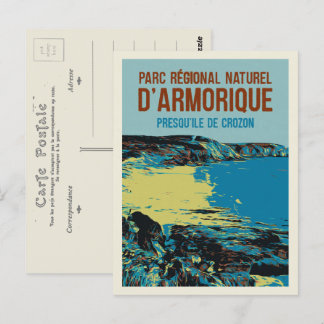 Armorique regional park, Crozon Bretagne France Postcard