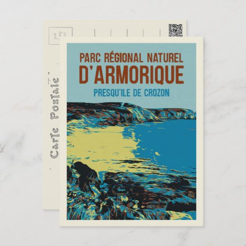 Armorique regional park Crozon Bretagne France Postcard