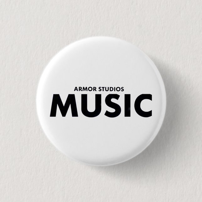 ArmorStudios Text Logo Button (Front)