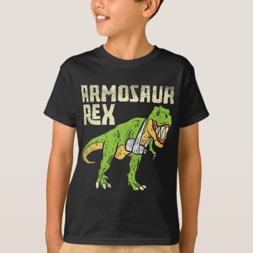 Armosaur Rex Dinosaur Fractured Arms Broken Arm Su T_Shirt
