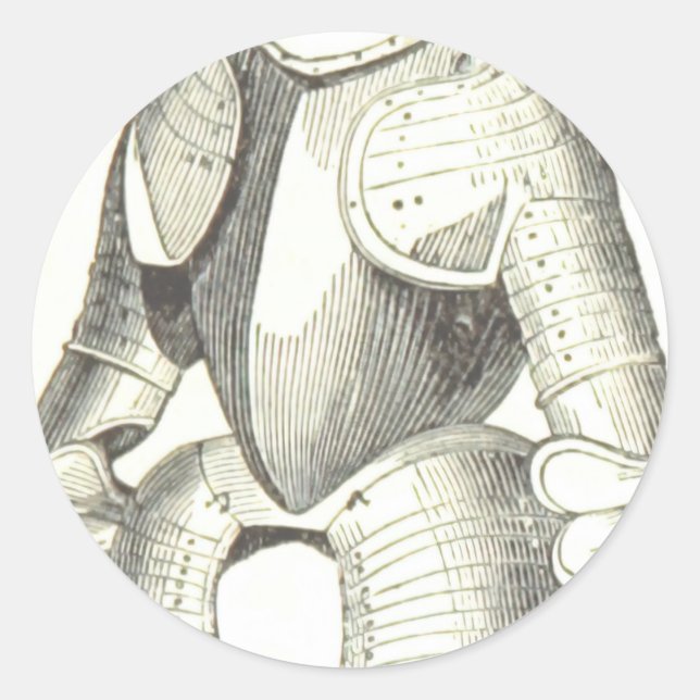 armour classic round sticker (Front)