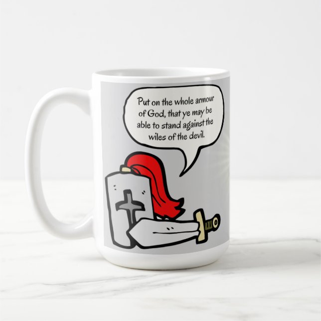 Armour of God Ephesians 6:11 Coffee Mug (Left)
