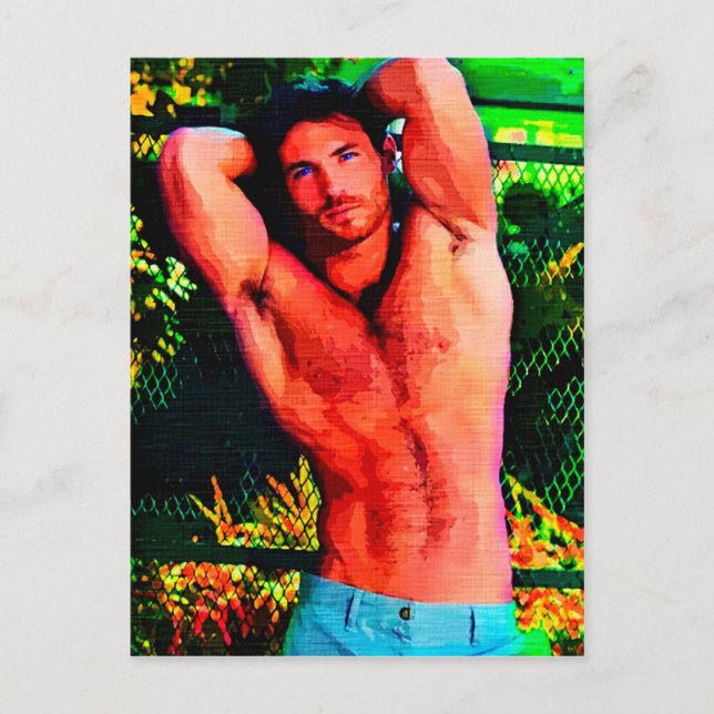 Armpits & Abs Postcard (Front)