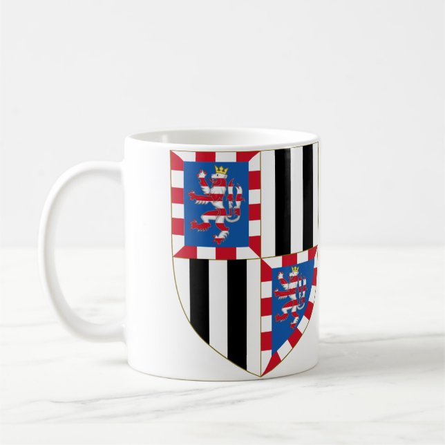 Arms Of Battenberg Mountbatten Coffee Mug (Left)