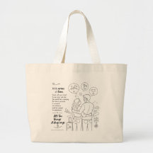 Arms Of Love - Jumbo Tote - Reena Doss