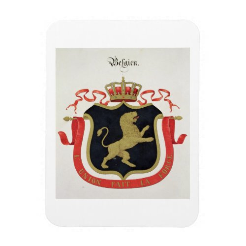 Arms of the Belgian Royal Family from a collectio Magnet