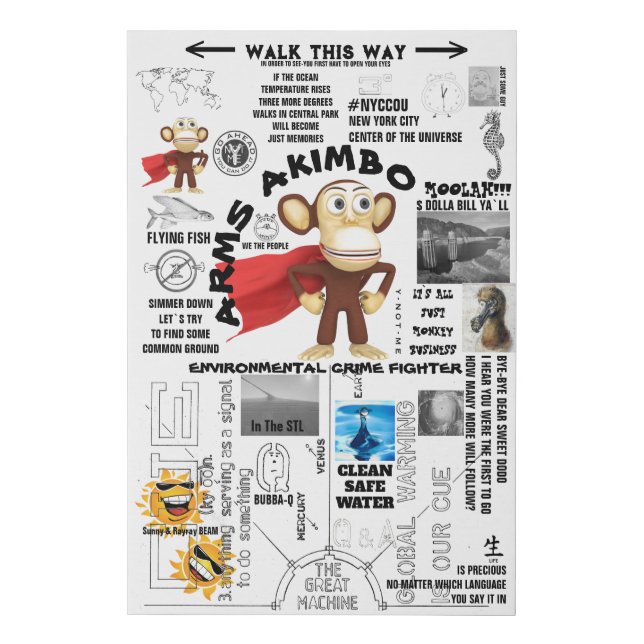 ARMSAKIMBO 2  FAUX CANVAS PRINT (Front)