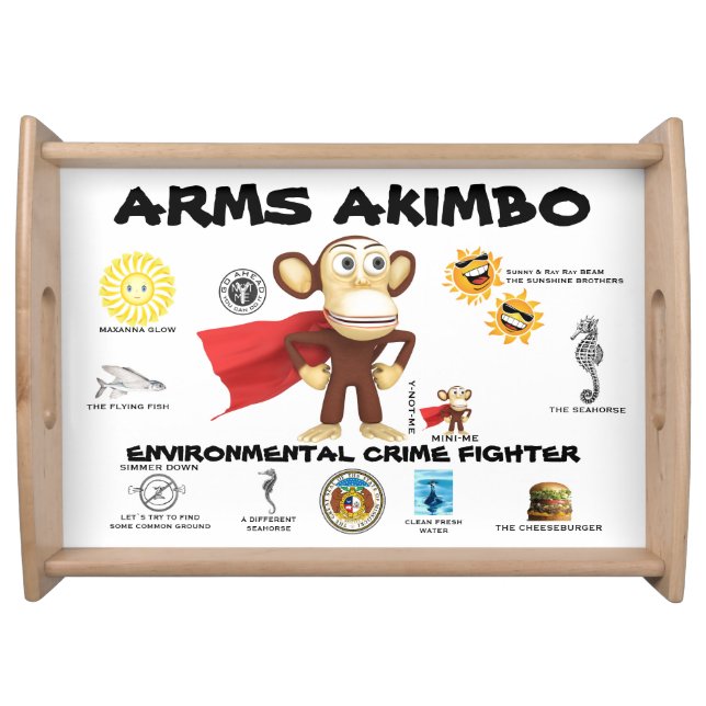 ARMSAKIMBO 2 kids Serving Tray (Front)