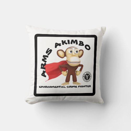 ARMSAKIMBO 2 THROW PILLOW