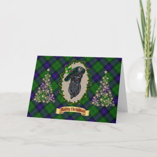 Armstrong Clan Badge  Tartan Personalized Holiday Card