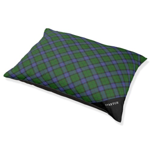 Armstrong Clan Scottish Tartan Plaid Pattern Pet Bed