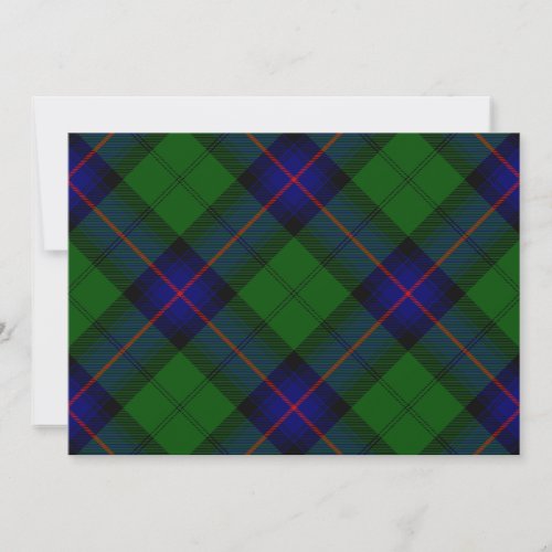 Armstrong clan tartan blue green plaid