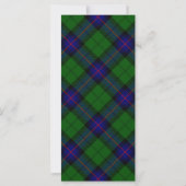 Armstrong clan tartan blue green plaid (Back)