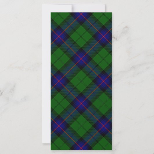 Armstrong clan tartan blue green plaid (Back)