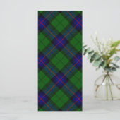 Armstrong clan tartan blue green plaid (Standing Front)