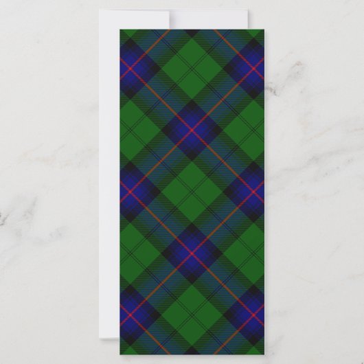 Armstrong clan tartan blue green plaid (Front)