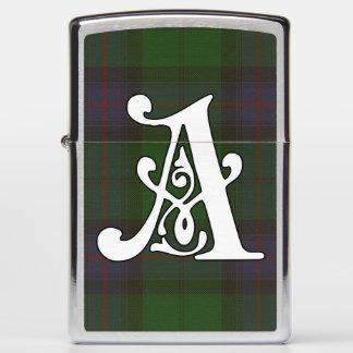Armstrong Clan Tartan Monogram Zippo Lighter
