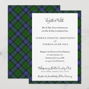 Armstrong Clan Tartan Scottish Plaid Invitation
