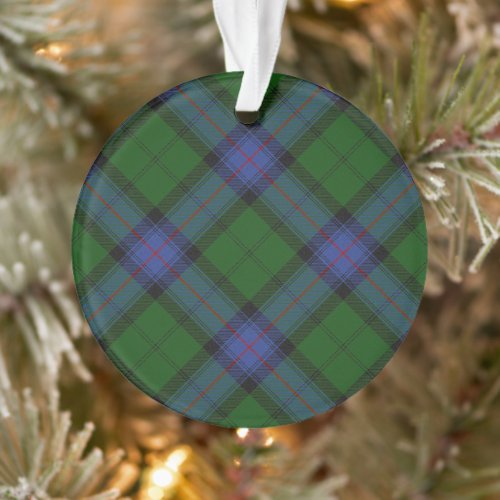 Armstrong Clan Tartan Scottish Plaid Pattern Ornament