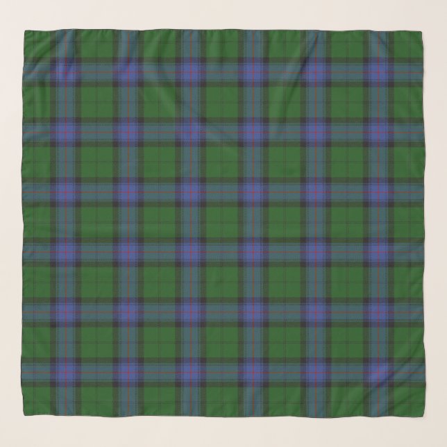 Armstrong Clan Tartan Scottish Plaid Pattern Scarf (Front)
