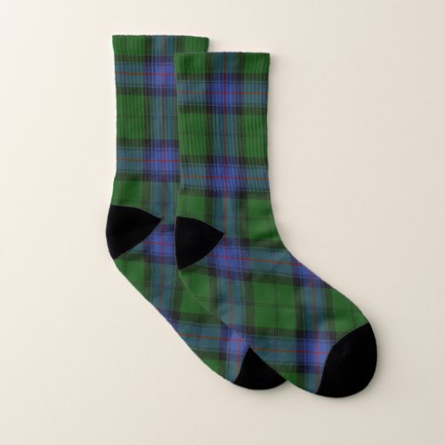 Armstrong Clan Tartan Scottish Plaid Pattern Socks