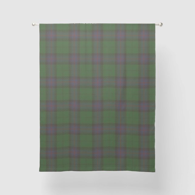 Armstrong Clan Tartan Sheer Curtains (Front)
