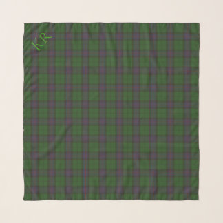 Armstrong Clan Tartan with your initials Scarf