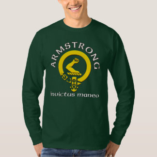 Armstrong Coat of Arms Invictus Maneo T-Shirt
