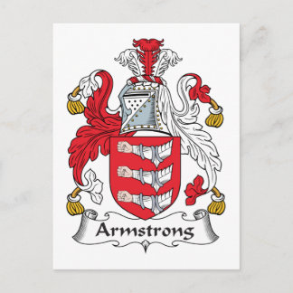 Armstrong Family Crest Postcard