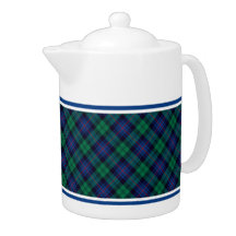 Armstrong Family Tartan Royal Blue and Green Plaid