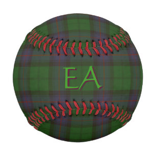 Armstrong Official Clan Tartan with your initials Baseball